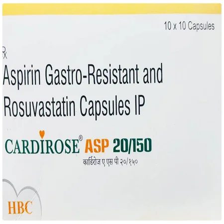 Cardirose ASP 20/150 Capsule 10's