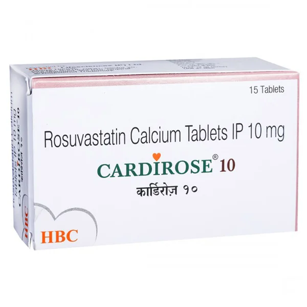 Cardirose 10 Tablet 15's