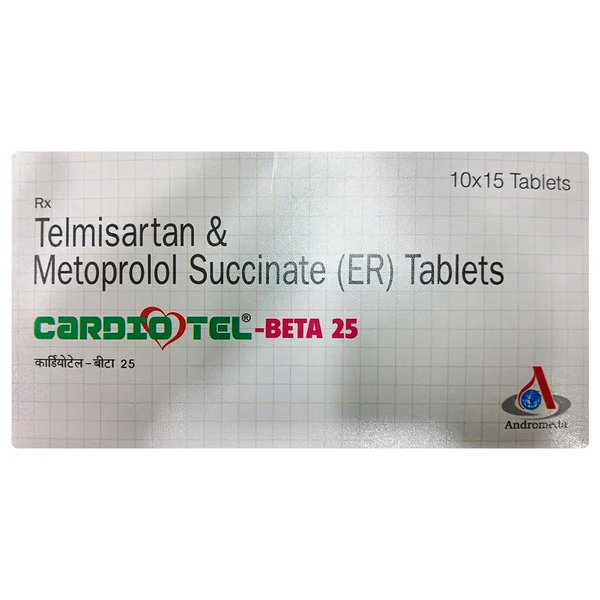 Cardiotel-Beta 25 Tablet 15's