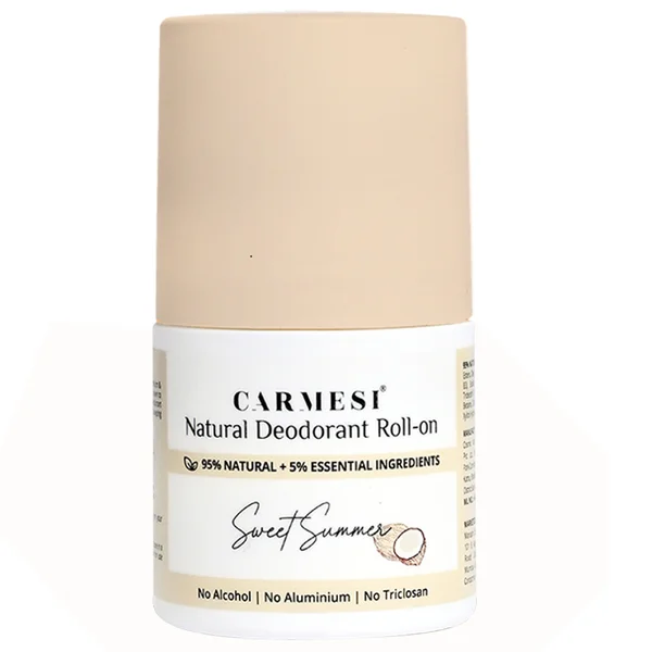 Carmesi Natural Deodorant Sweet Summer Roll-On, 50 ml