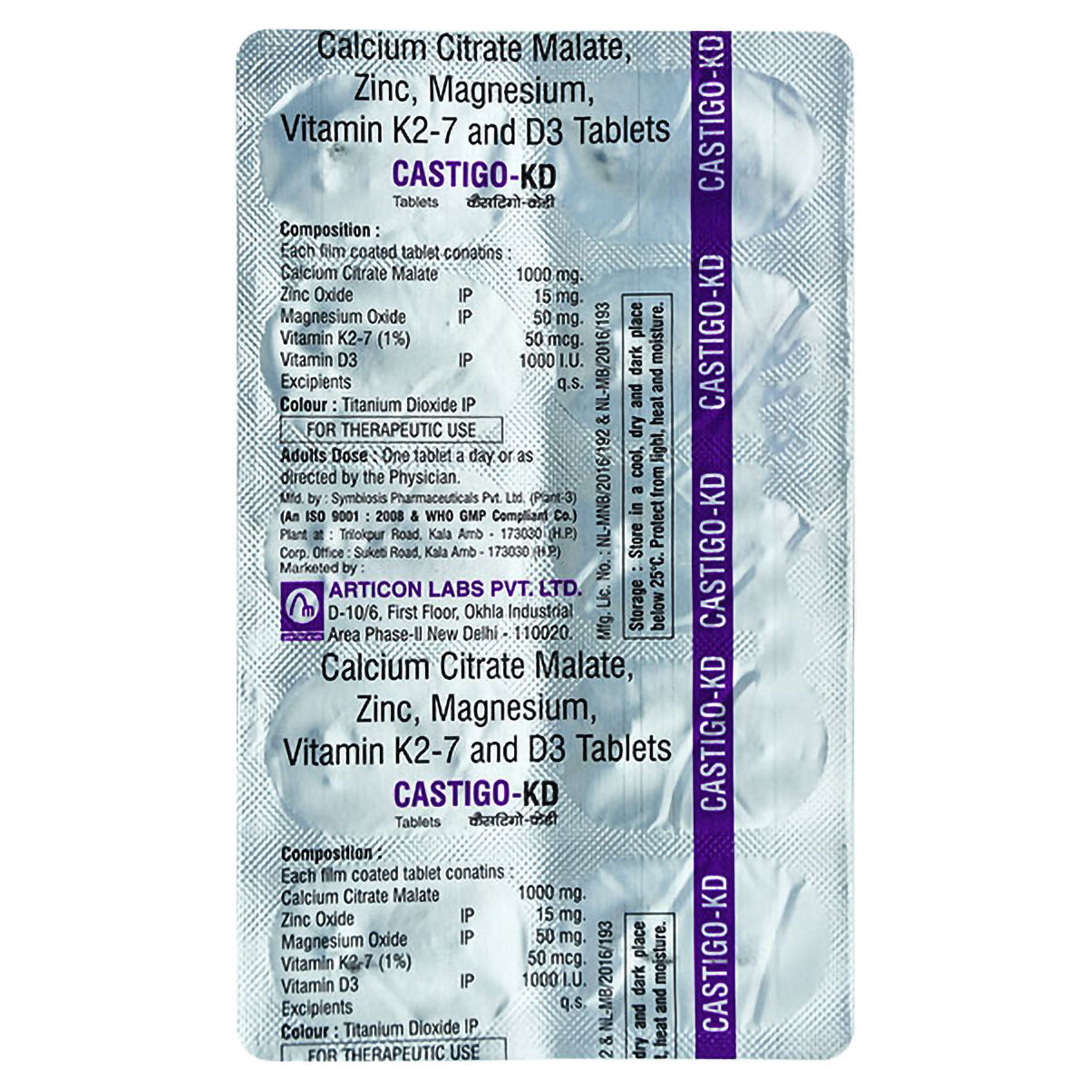 Buy Castigo-KD Tablet 10's Online