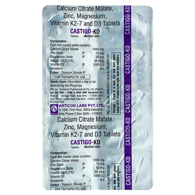 Castigo-KD Tablet 10's, Pack of 10 TABLETS