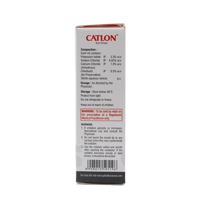 Catlon Eye Drops 10 ml, Pack of 1 EYE DROPS