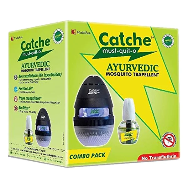 Catche Must-Quit-O Repellent Machine + Refill, 1 Kit, Pack of 1