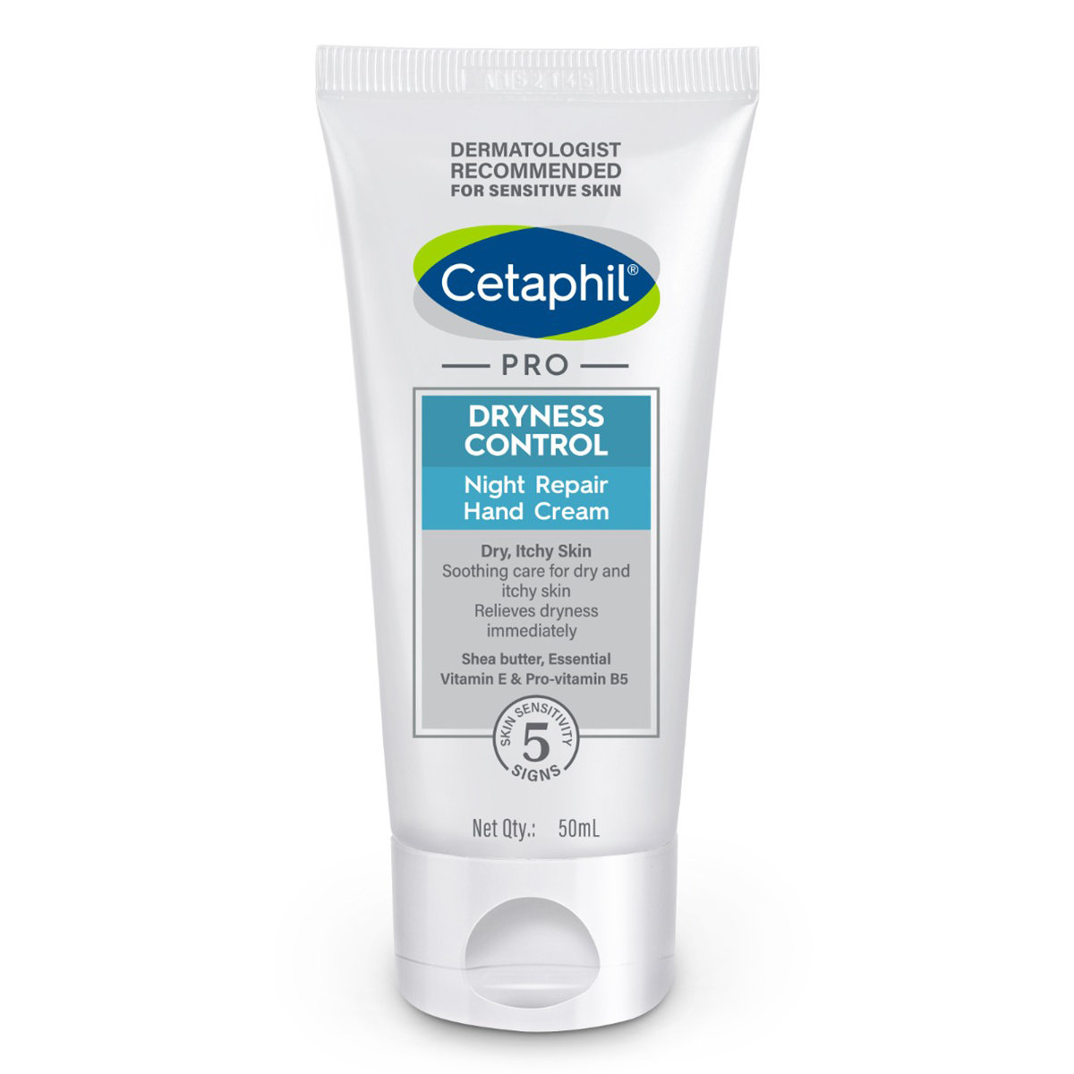 Cetaphil Pro Night Repair Hand Cream 50 ml | Shea Butter, Essential Vitamin E & Pro Vitamin B5 | Relieves & Control Dryness | For Dry, Itchy Skin, Pack of 1 Cetaphil Pro Night Repair Hand Cream 50 ml | Shea Butter, Essential Vitamin E & Pro Vitamin B5 | Relieves & Control Dryness | For Dry, Itchy Skin, Pack of 1