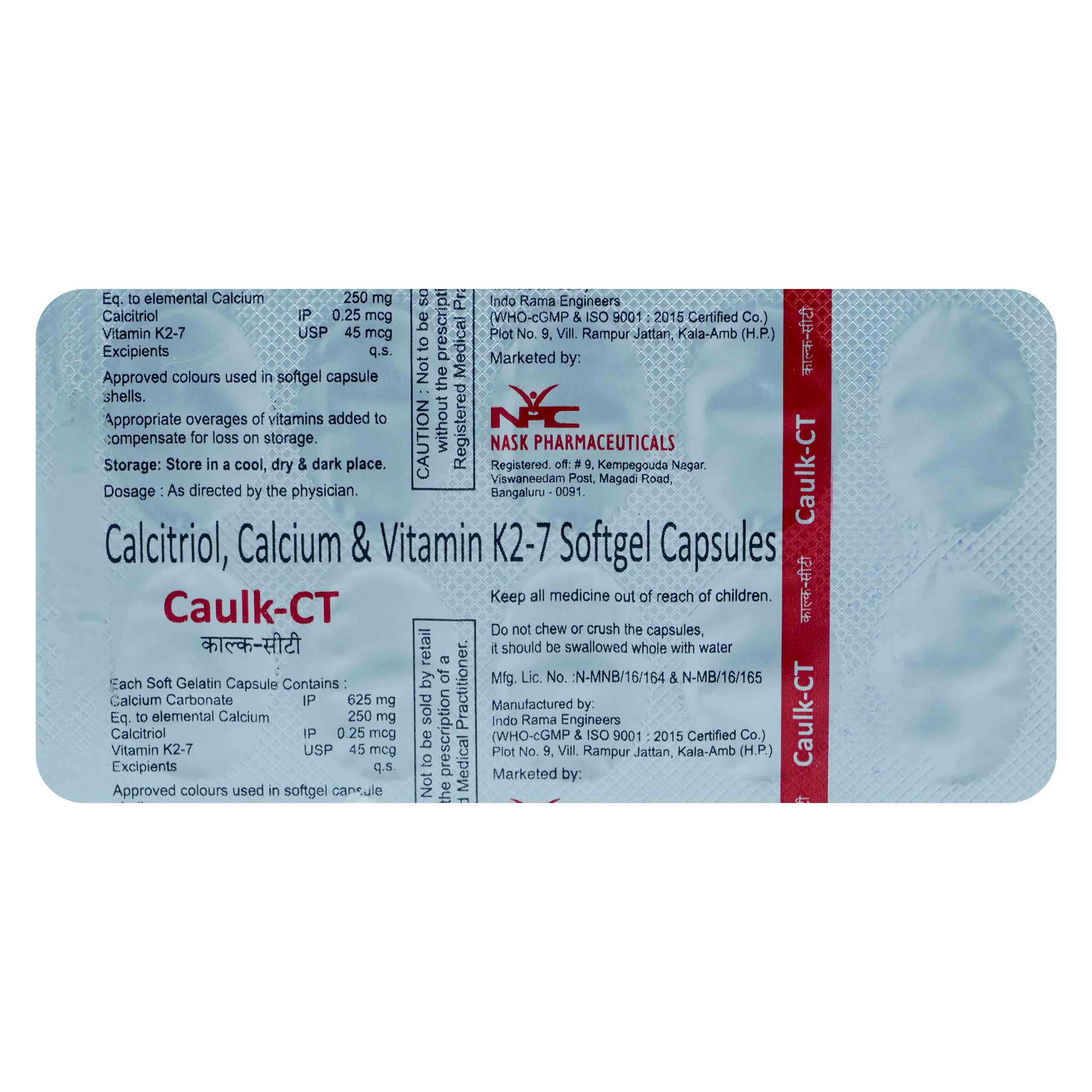 Buy Caulk CT Capsule 10's Online