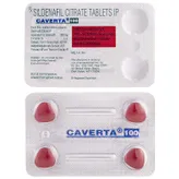 Caverta 100 Tablet 4's, Pack of 4 TABLETS