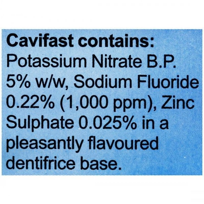 कैविफास्ट डेंटल क्रीम, 100 ग्राम, 1 का पैक
