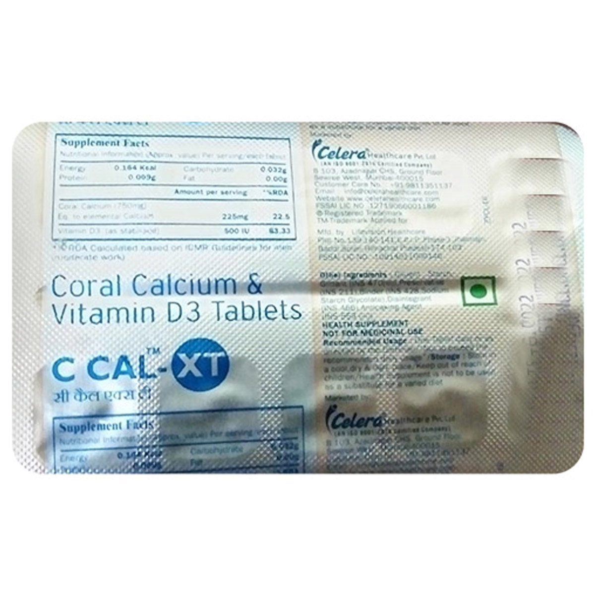 C Cal-XT Tablet 10's, Pack of 10 C Cal-XT Tablet 10's, Pack of 10