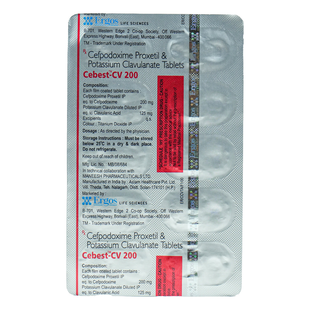 Cebest-Cv Tablet 10's, Pack of 10 TABLETS Cebest-Cv Tablet 10's, Pack of 10 TABLETS