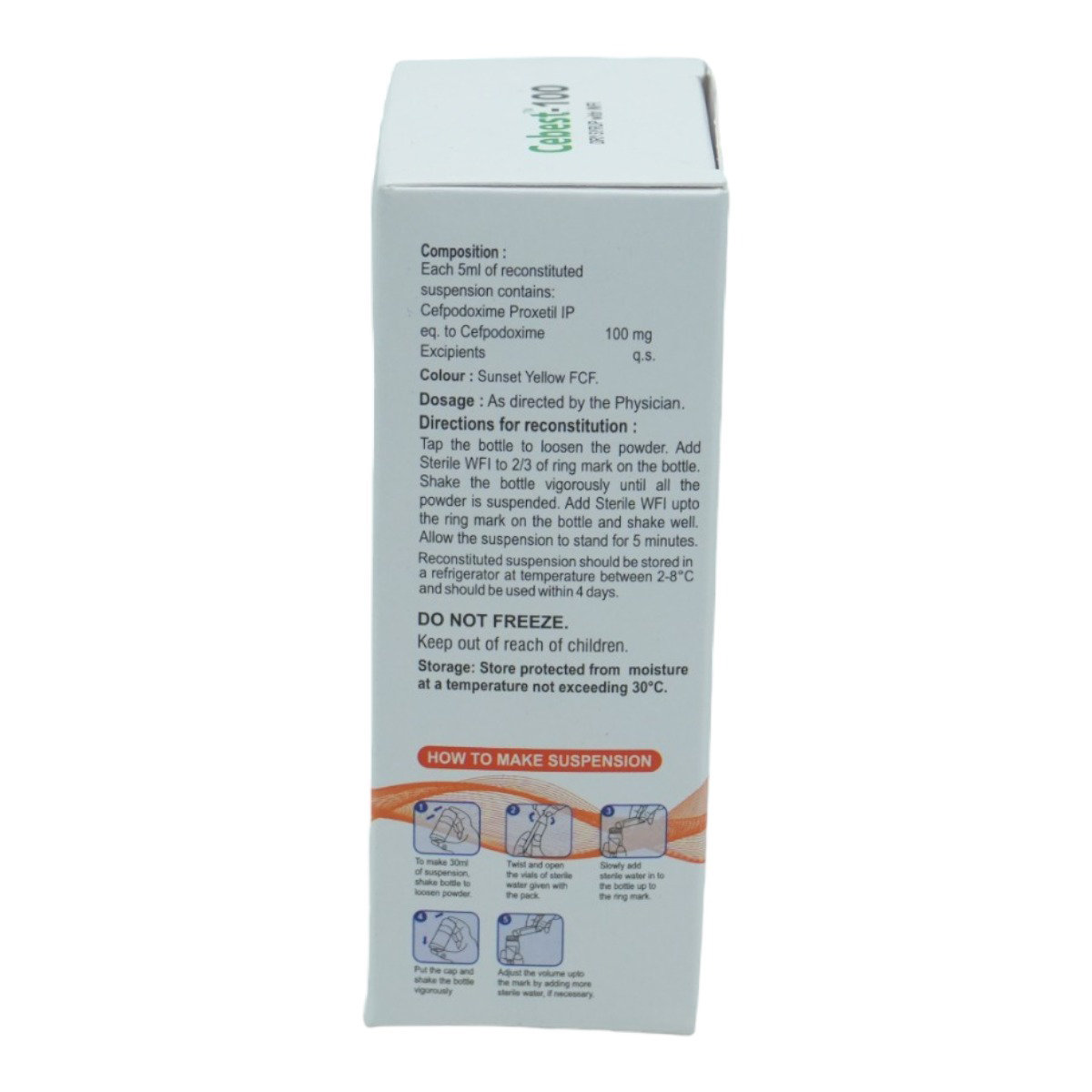 Cebest-100 Dry Syrup 30 ml, Pack of 1 DRY SYRUP Cebest-100 Dry Syrup 30 ml, Pack of 1 DRY SYRUP