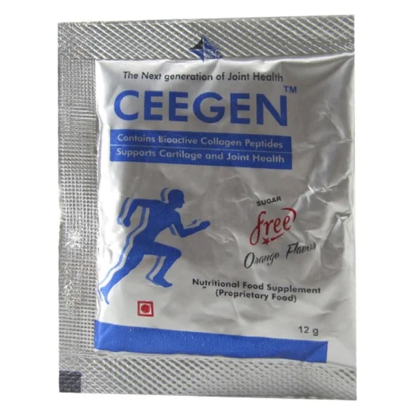 Ceegen S/F Orange Flav Sachet 12Gm