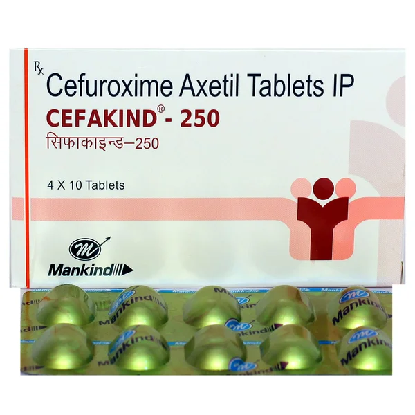 Cefakind 250 Tablet 10's, Pack of 10 TABLETS