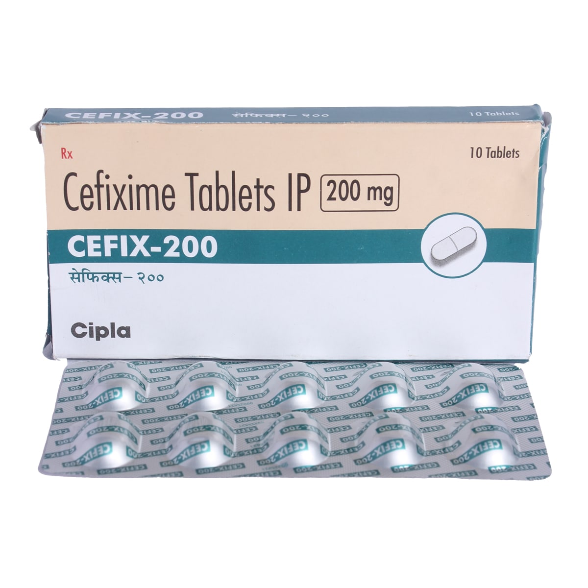 Cefix-200 Tablet 10's, Pack of 10 TABLETS Cefix-200 Tablet 10's, Pack of 10 TABLETS