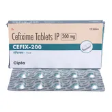 Cefix-200 Tablet 10's, Pack of 10 TABLETS