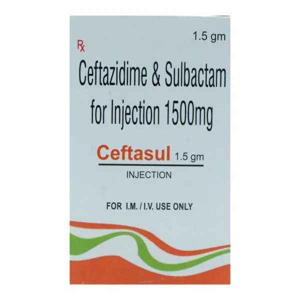 Ceftasul 1.5 gm Injection 1's, Pack of 1
