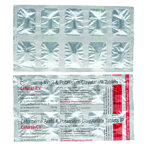 Cefuraz CV Tablet 10's