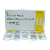 Cefuraz CV Tablet 10's, Pack of 10 TabletS