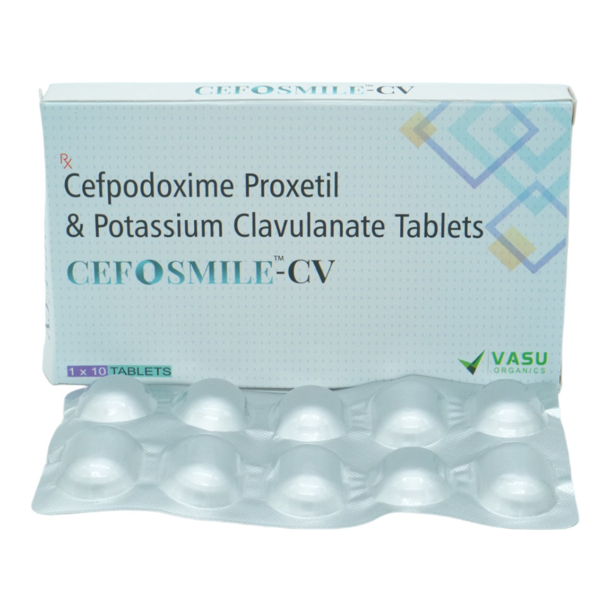 Cefosmile-CV Tablet 10's, Pack of 10 TABLETS Cefosmile-CV Tablet 10's, Pack of 10 TABLETS