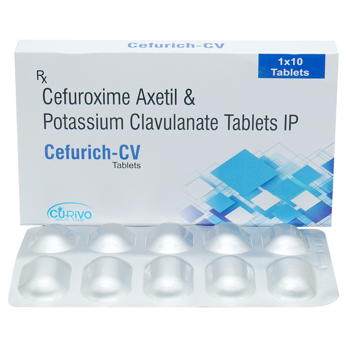 Cefurich-CV Tablet 10's, Pack of 10 TabletS Cefurich-CV Tablet 10's, Pack of 10 TabletS