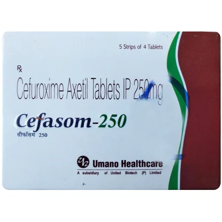 Cefasom-250 Tablet 4's