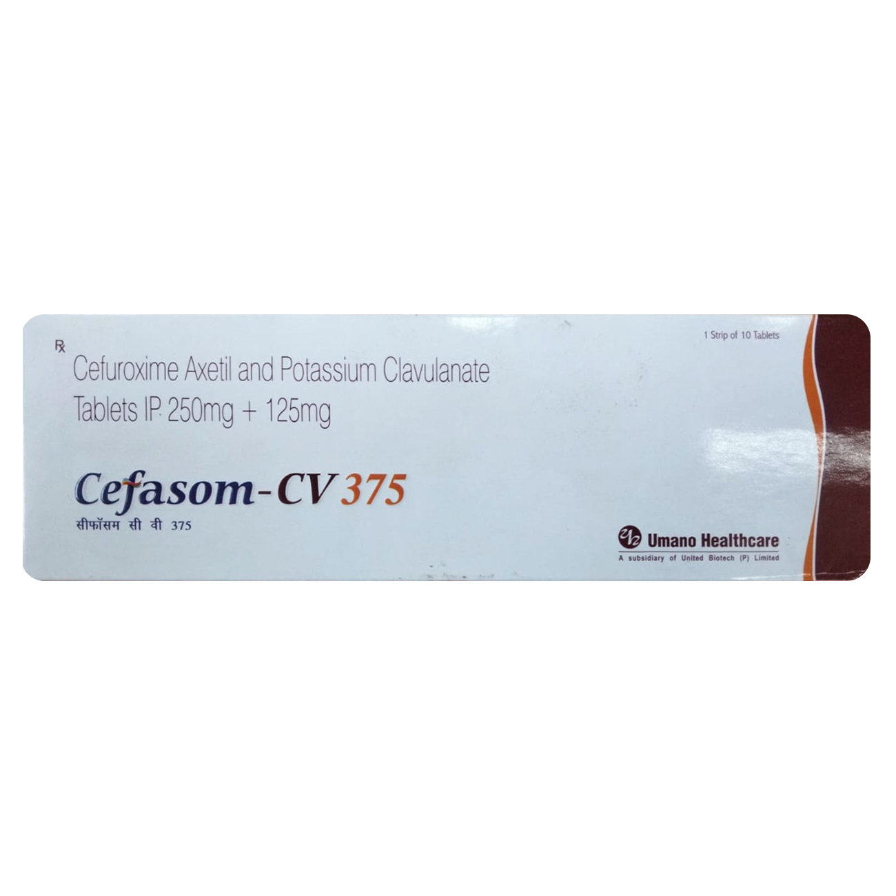 Cefasom-CV 375 Tablet 10's, Pack of 10 TabletS Cefasom-CV 375 Tablet 10's, Pack of 10 TabletS