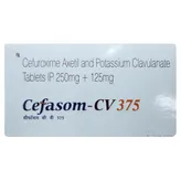 Cefasom-CV 375 Tablet 10's, Pack of 10 TabletS