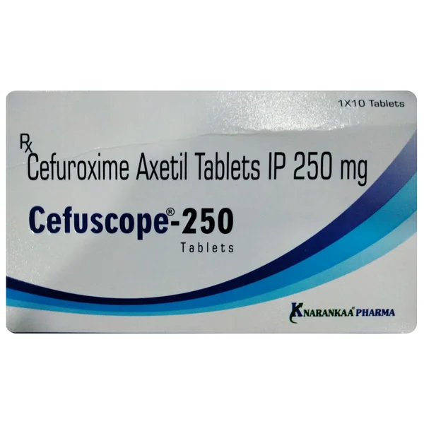 Cefuscope-250 Tablet 10's
