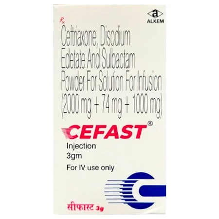 Cefast 3 gm Injection 1's
