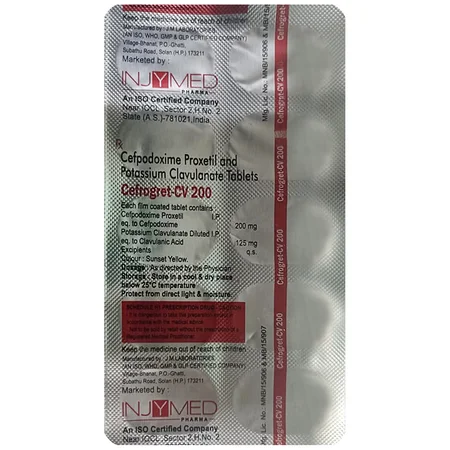 Cefrogret-CV 200 Tablet 10's