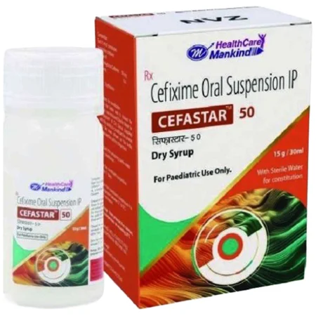 Cefastar 50 Paediatric Dry Syrup 30 ml