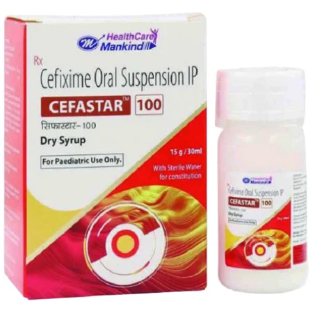 Cefastar 100 Paediatric Dry Syrup 30 ml