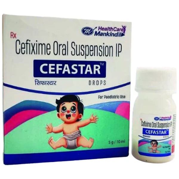 Cefastar Paediatric Oral Drops 10 ml