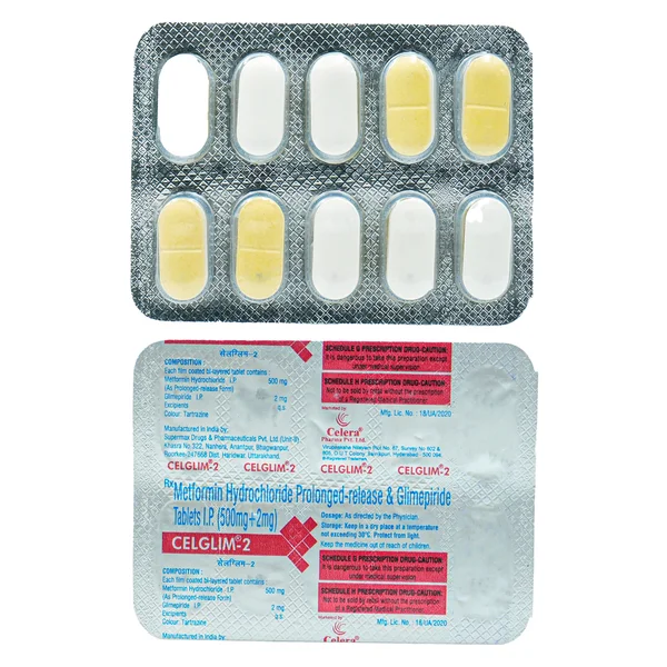 Celglim-2mg Tablet 10's