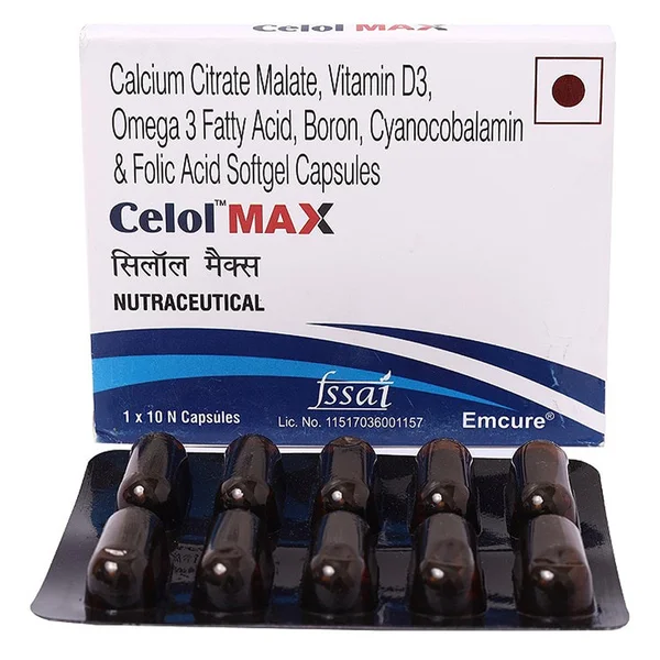 Celol Max Softgel Capsule 10's