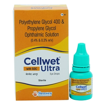 Cellwet Ultra Eye Drops 10 ml, Pack of 1 India