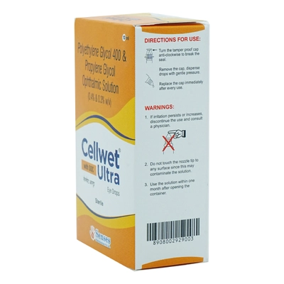 Cellwet Ultra Eye Drops 10 ml, Pack of 1 India