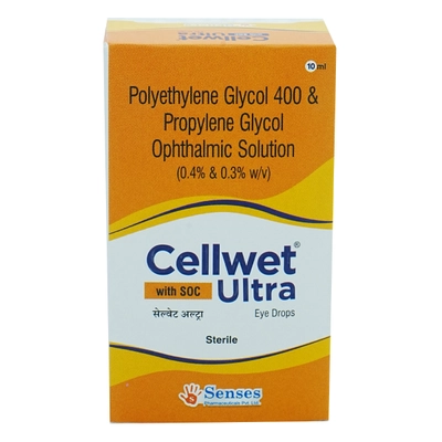 Cellwet Ultra Eye Drops 10 ml, Pack of 1 India