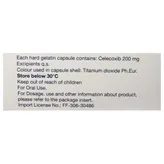Celebrex 200 mg Capsule 10's, Pack of 10 TABLETS
