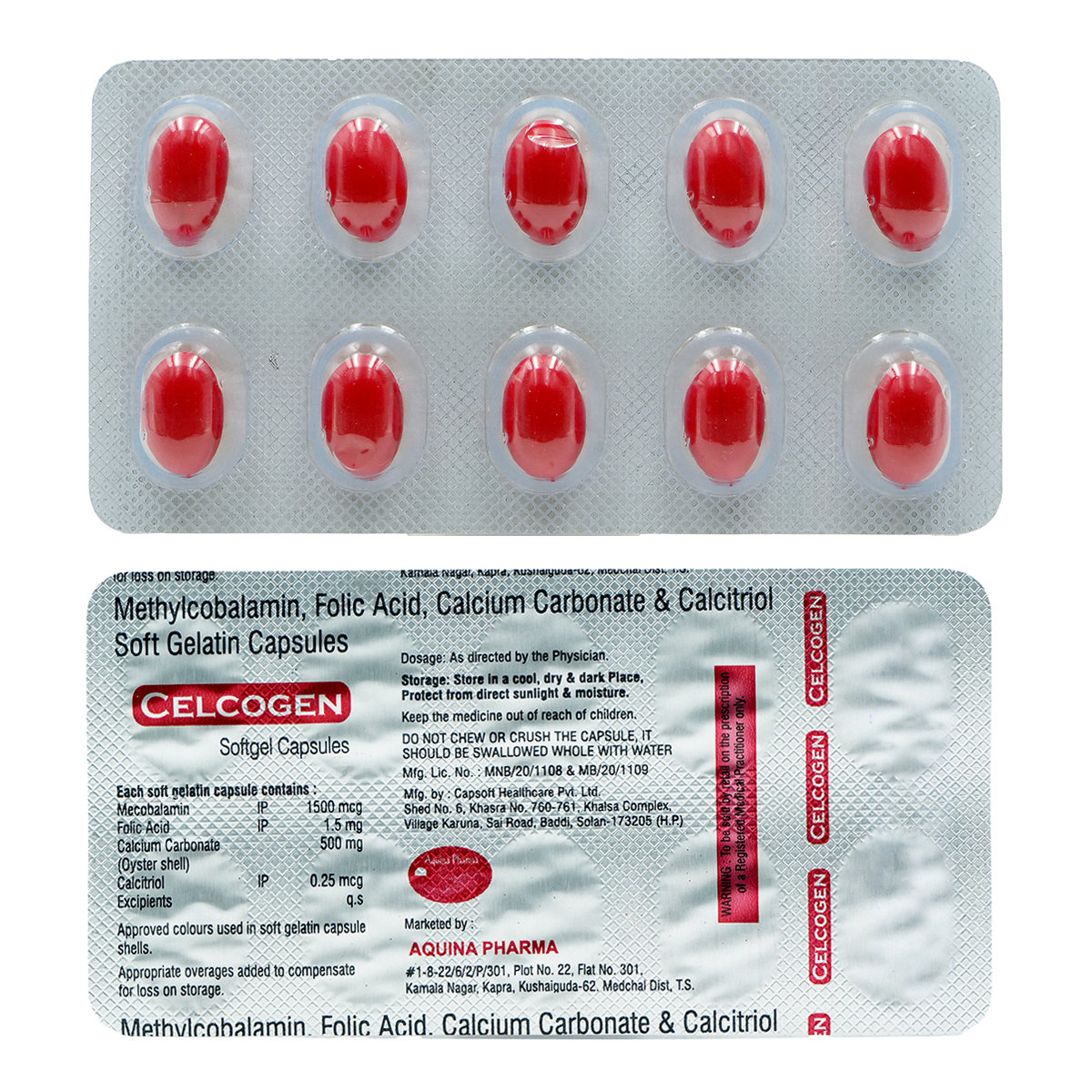 Celcogen Softgel Capsule 10's Celcogen Softgel Capsule 10's