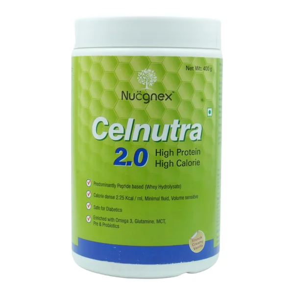 Celnutra 2.0 Creamy Vanilla Powder 400G, Pack of 1