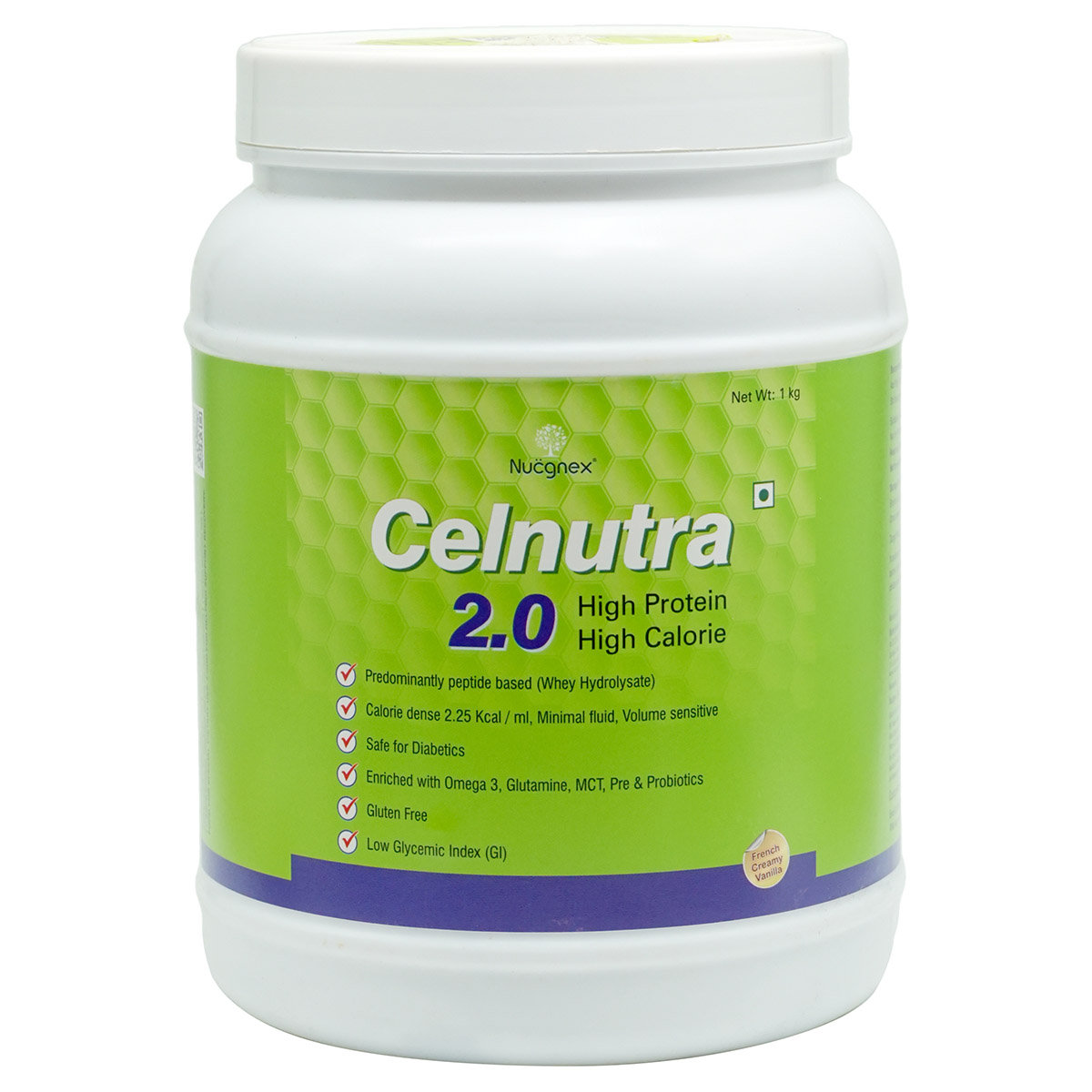 Celnutra 2.0 French Creamy Vanilla Powder 1 kg, Pack of 1 Celnutra 2.0 French Creamy Vanilla Powder 1 kg, Pack of 1