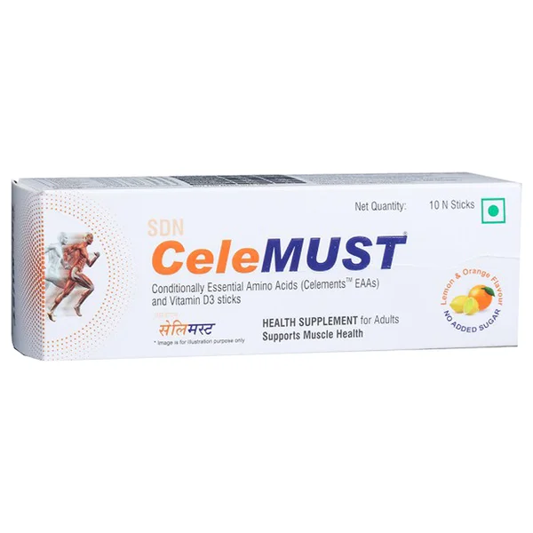 Celemust Lemon & Orange Flavour Stick 4 gm
