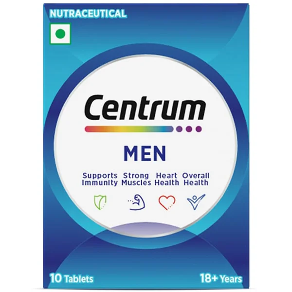 Centrum Men Multivitamin, 10 Tablets, Pack of 1