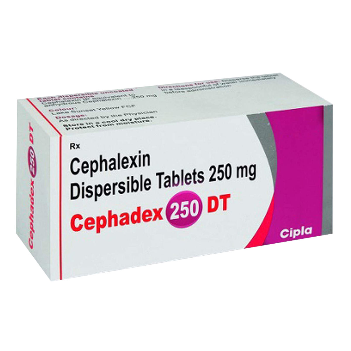 Buy Cephadex DT 250 Tablet 10's Online