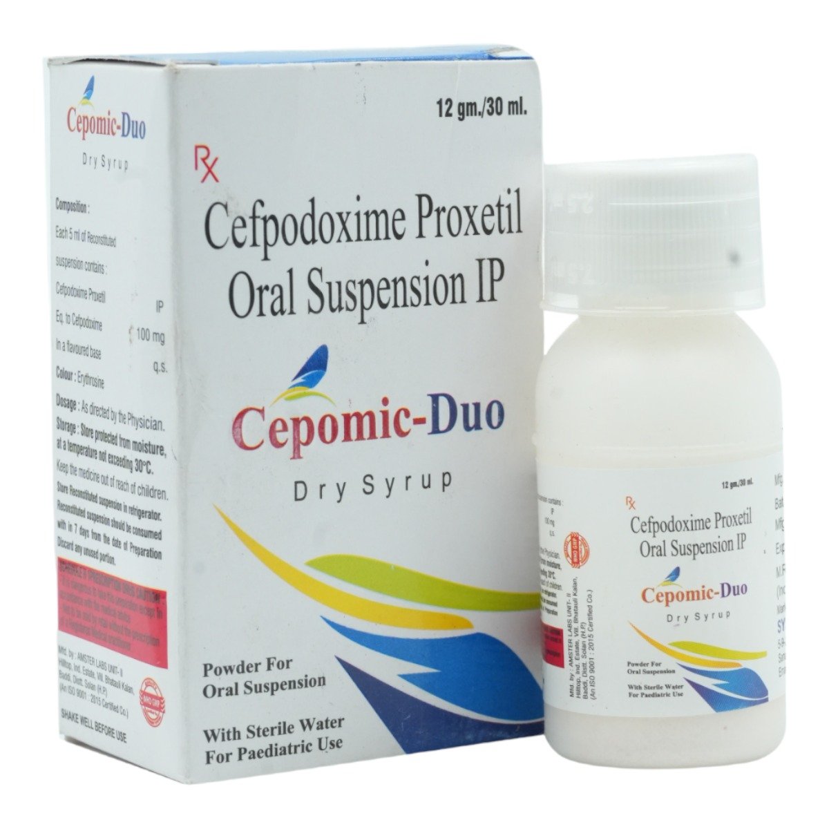 Cepomic Duo 100 mg Suspension 30 ml, Pack of 1 Liquid Cepomic Duo 100 mg Suspension 30 ml, Pack of 1 Liquid