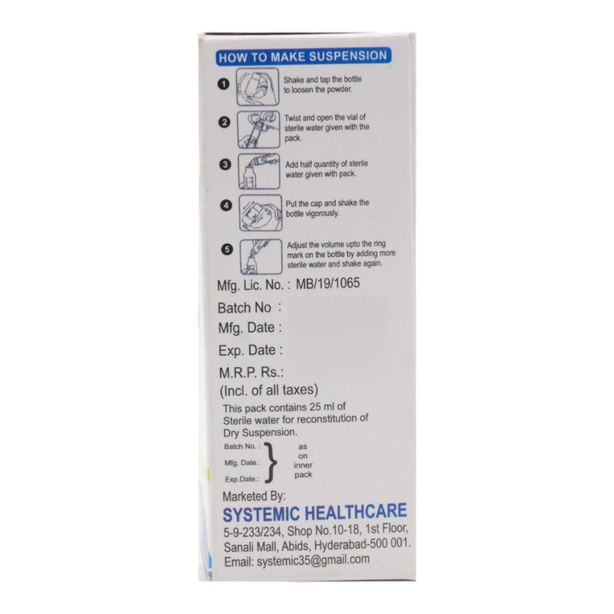 Cepomic Duo 100 mg Suspension 30 ml, Pack of 1 Liquid Cepomic Duo 100 mg Suspension 30 ml, Pack of 1 Liquid