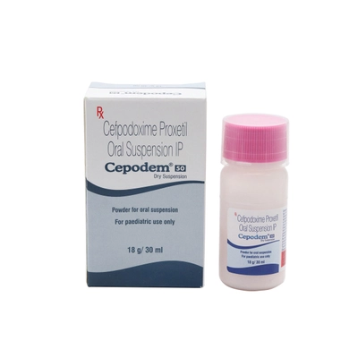 Cepodem 50 Paed Dry Suspension 30 ml, Pack of 1 SUSPENSION