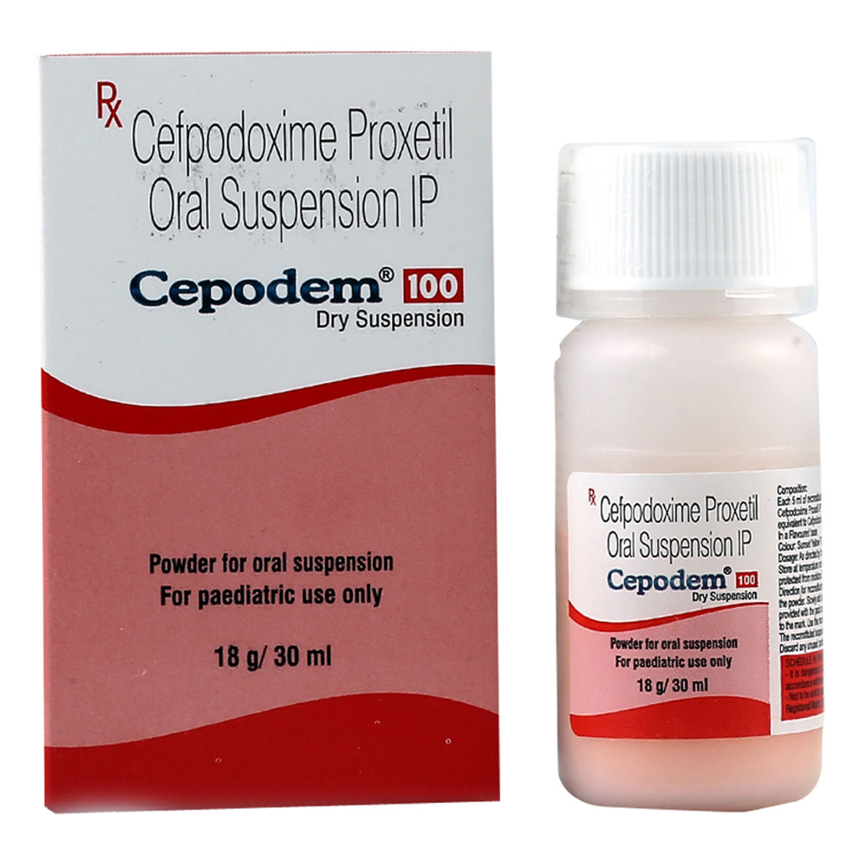 Buy Cepodem 100 Paed Dry Suspension 30 ml Online