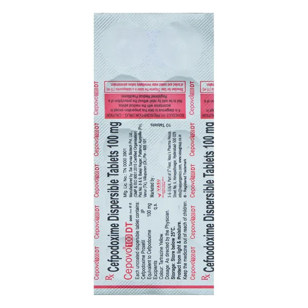 Cepovo 100 DT Tablet 10's